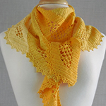 asymmetrical crochet scarf pattern