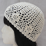 thread crochet hat