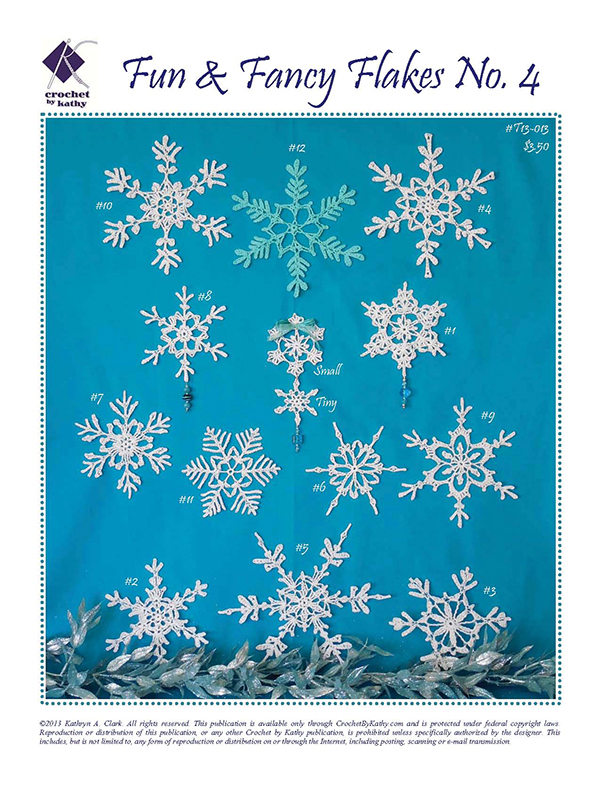 Fun & Fancy Crochet Snowflakes Vol. 4 - Kathryn Clark Crochet