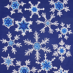 lacy crochet snowflakes