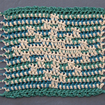 free reversible crochet coaster pattern