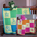Tunisian crochet baby afghans