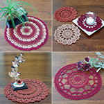 henna-inspired thread crochet doilies