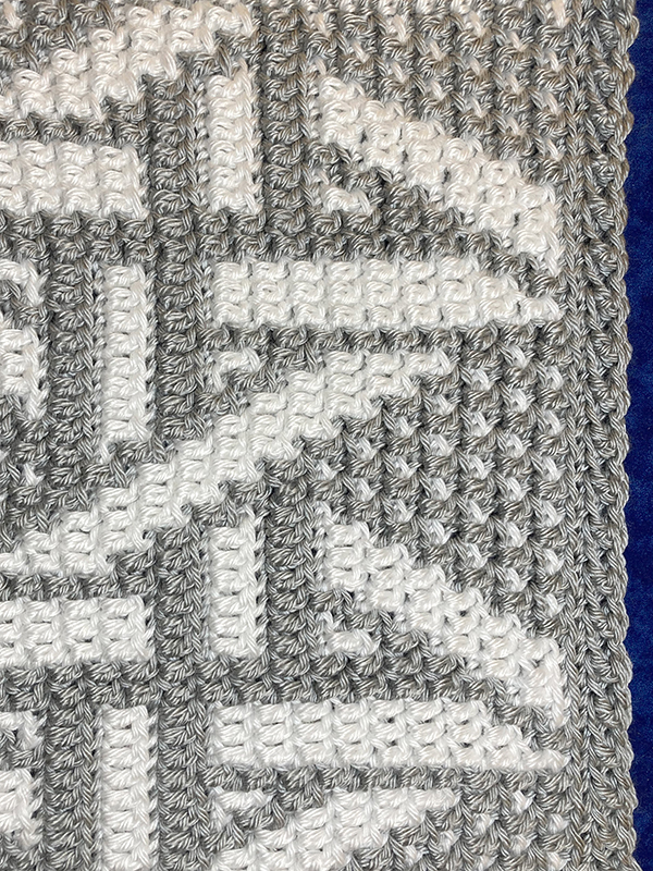 Wicker Wonder Mosaic Crochet Afghan - Kathryn Clark Crochet