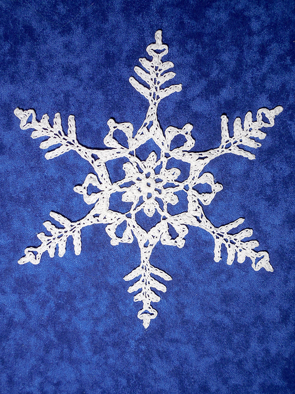crochet snowflake tutorial