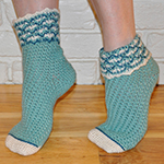 sock with reversible cuff