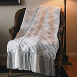 reversible afghan with zigzag design