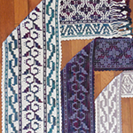 double mosaic scarves
