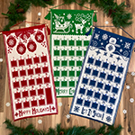 interlocking filet crochet advent calendars