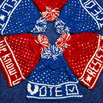 interlocking filet crochet protest hats