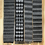 reversible interlocking filet crochet scarves